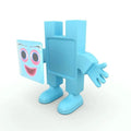 Klocki Emoti Happy 12 figurek z naklejkami emocji, od 3 lat