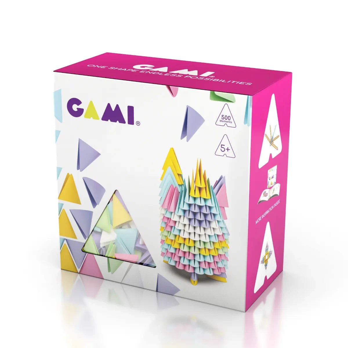 Klocki Gami Pink 500 el. Konstrukcyjne, od 5 lat