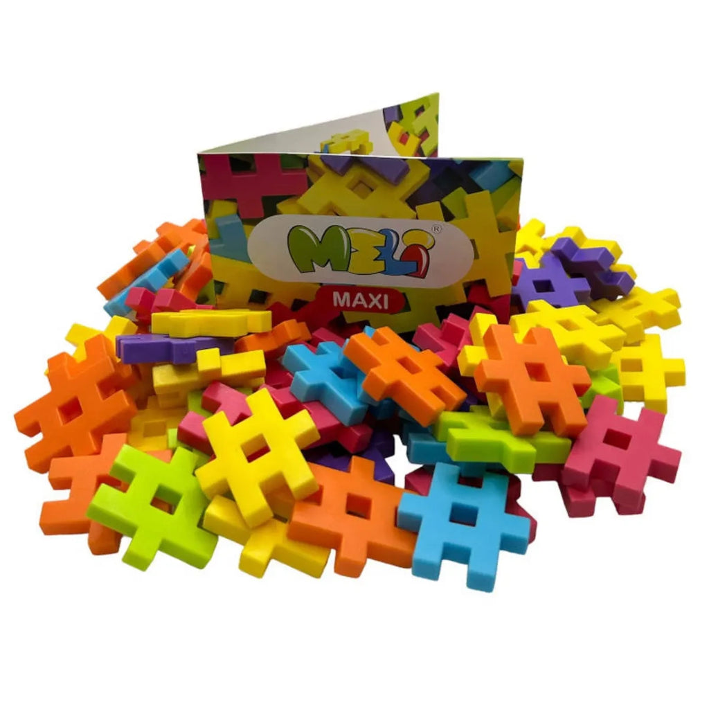 Klocki Maxi Constructor 70 el. Konstrukcyjne, od 3 lat