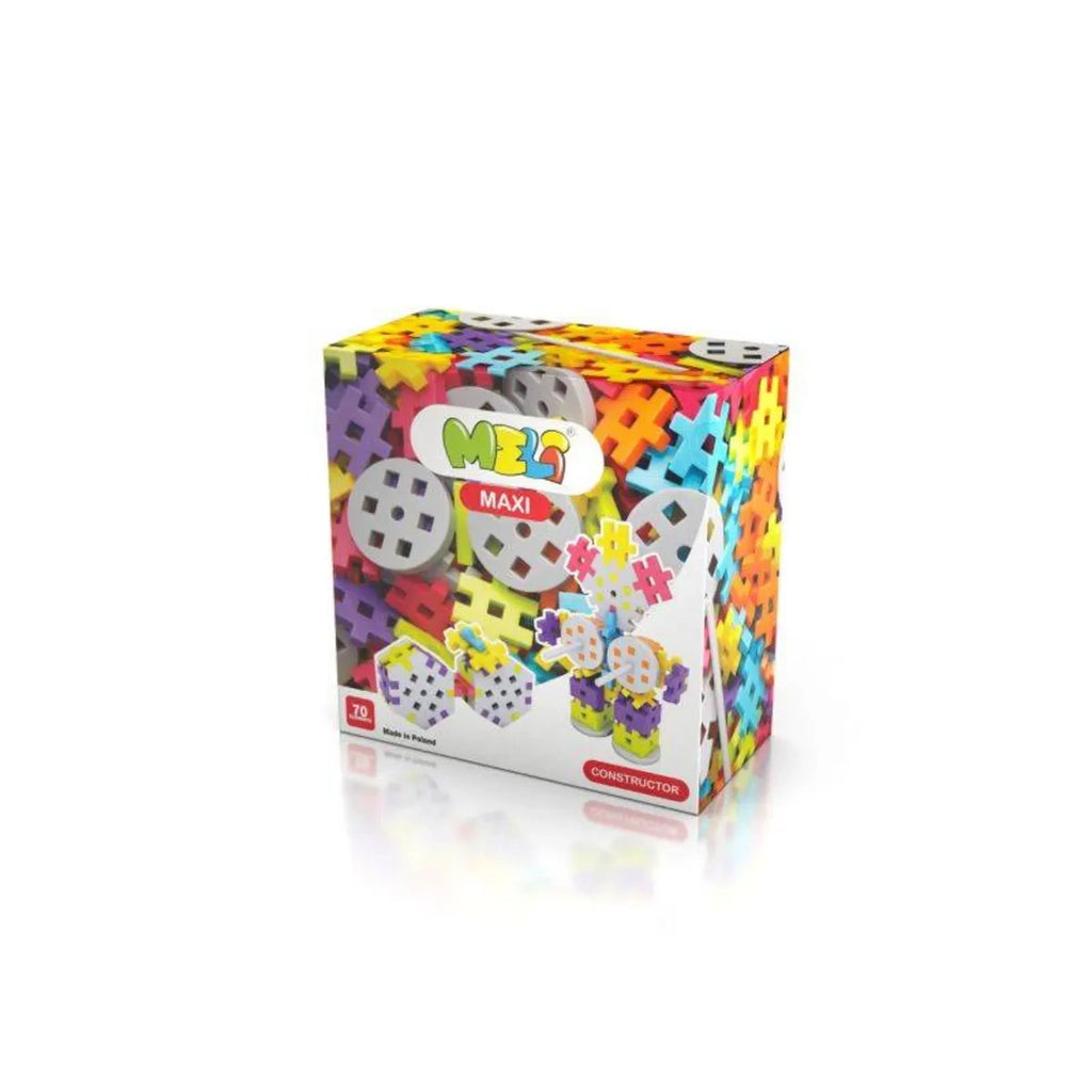Klocki Maxi Constructor 70 el. Konstrukcyjne, od 3 lat