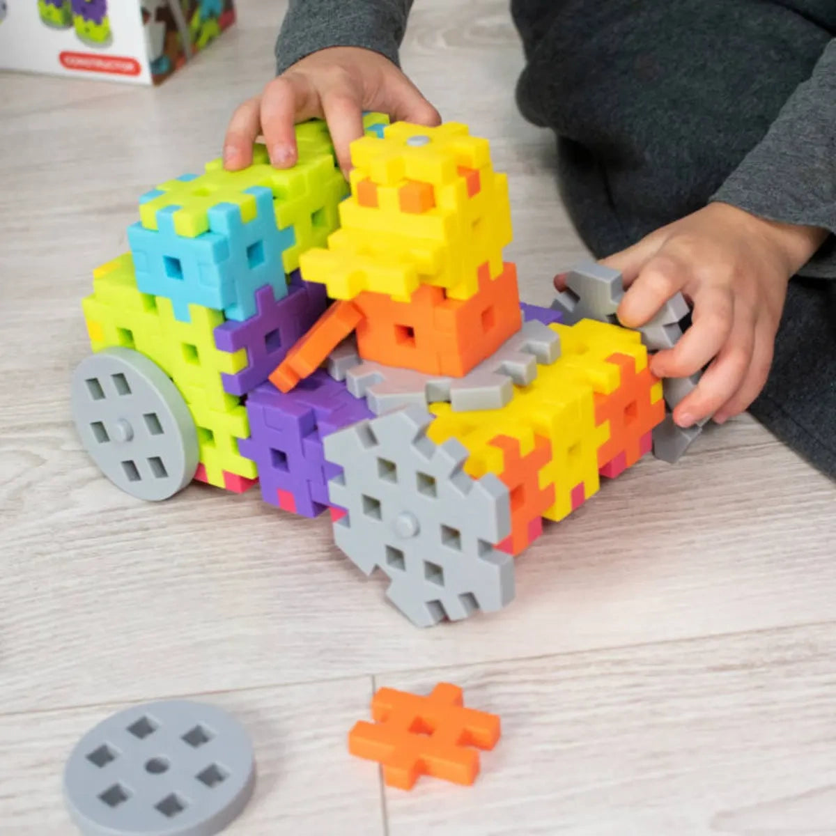 Klocki Maxi Constructor Edu 600 el. Konstrukcyjne, od 2 lat