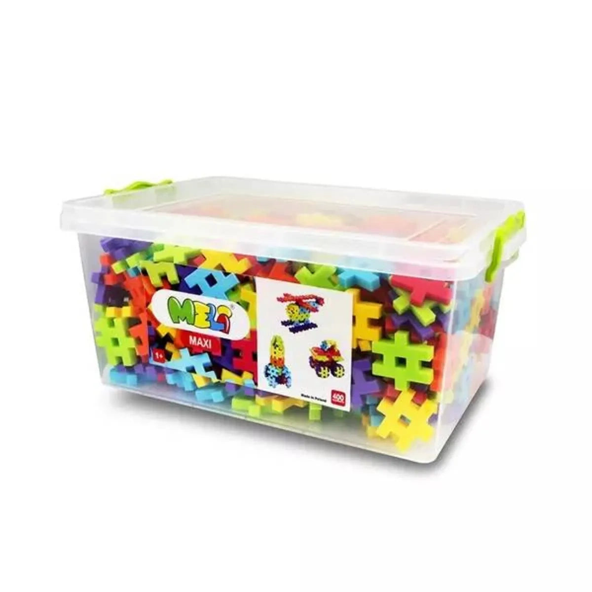 Klocki Maxi Edu 400 el. Konstrukcyjne wafle, od 1 roku