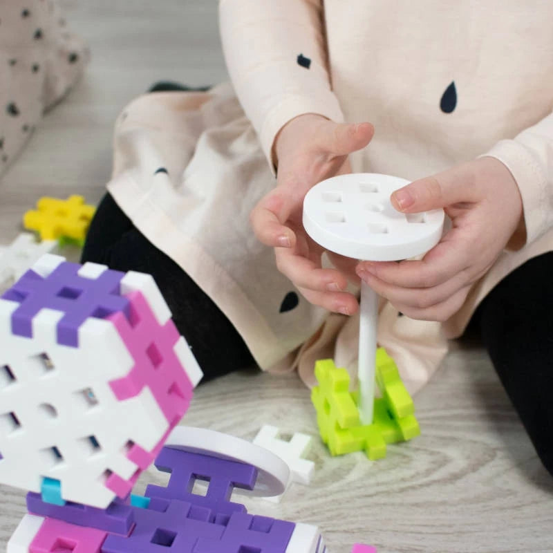 Klocki Maxi Pink Constructor Set 60 el., od 2 lat
