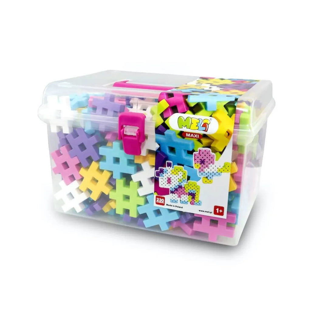 Klocki Maxi Pink Travel Box 230 el., od 2 lat