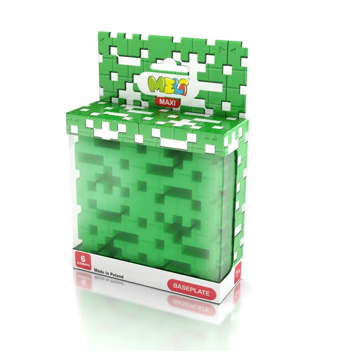 Klocki Maxi baza konstrukcyjna Green 6 płytek, od 3 lat