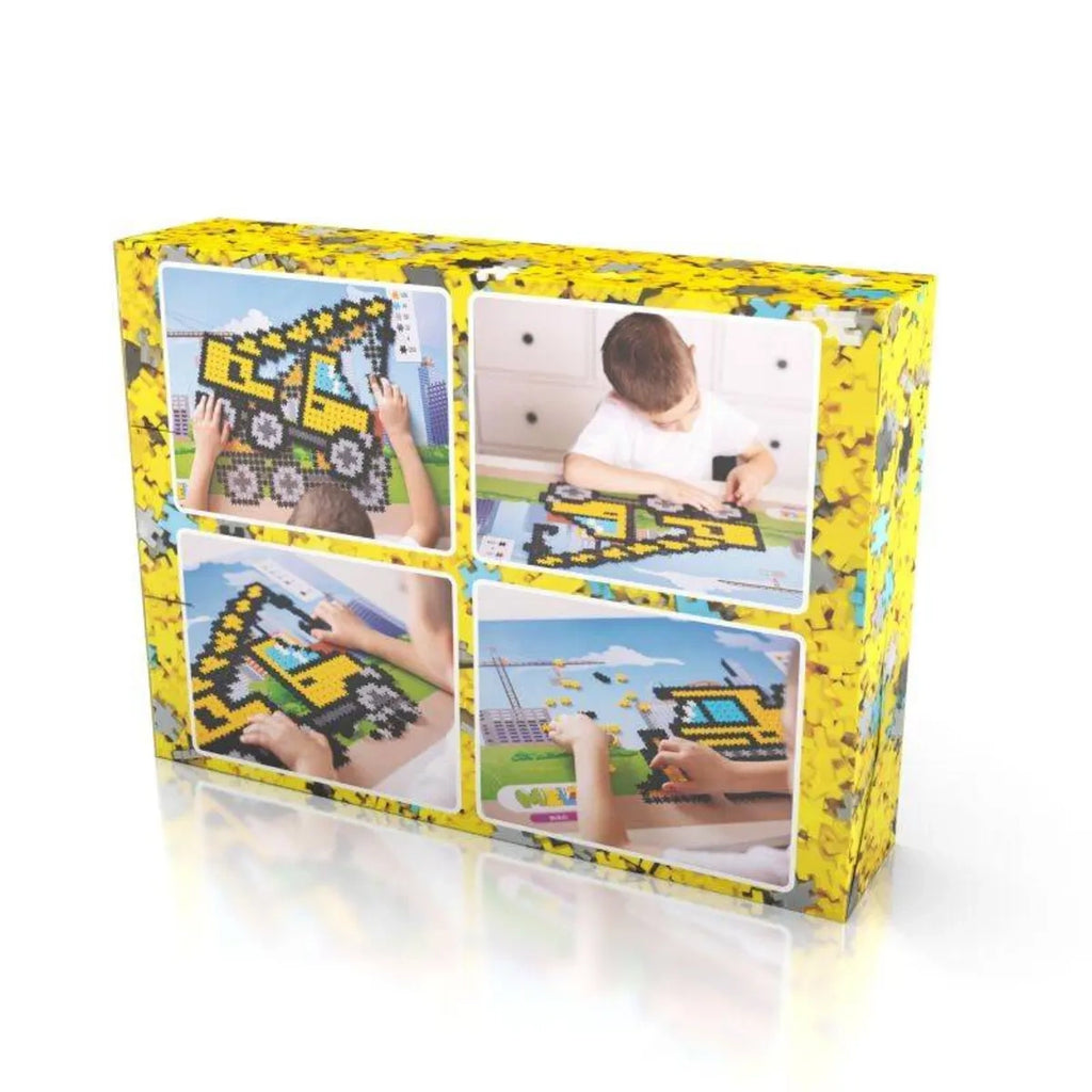 Klocki Minis Build 2w1 dźwig i spychacz 500 el., od 4 lat