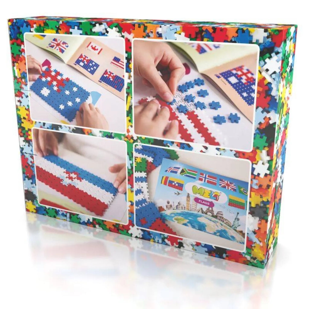 Klocki Minis Flags 3w1 700 el. Nauka flag, od 3 lat