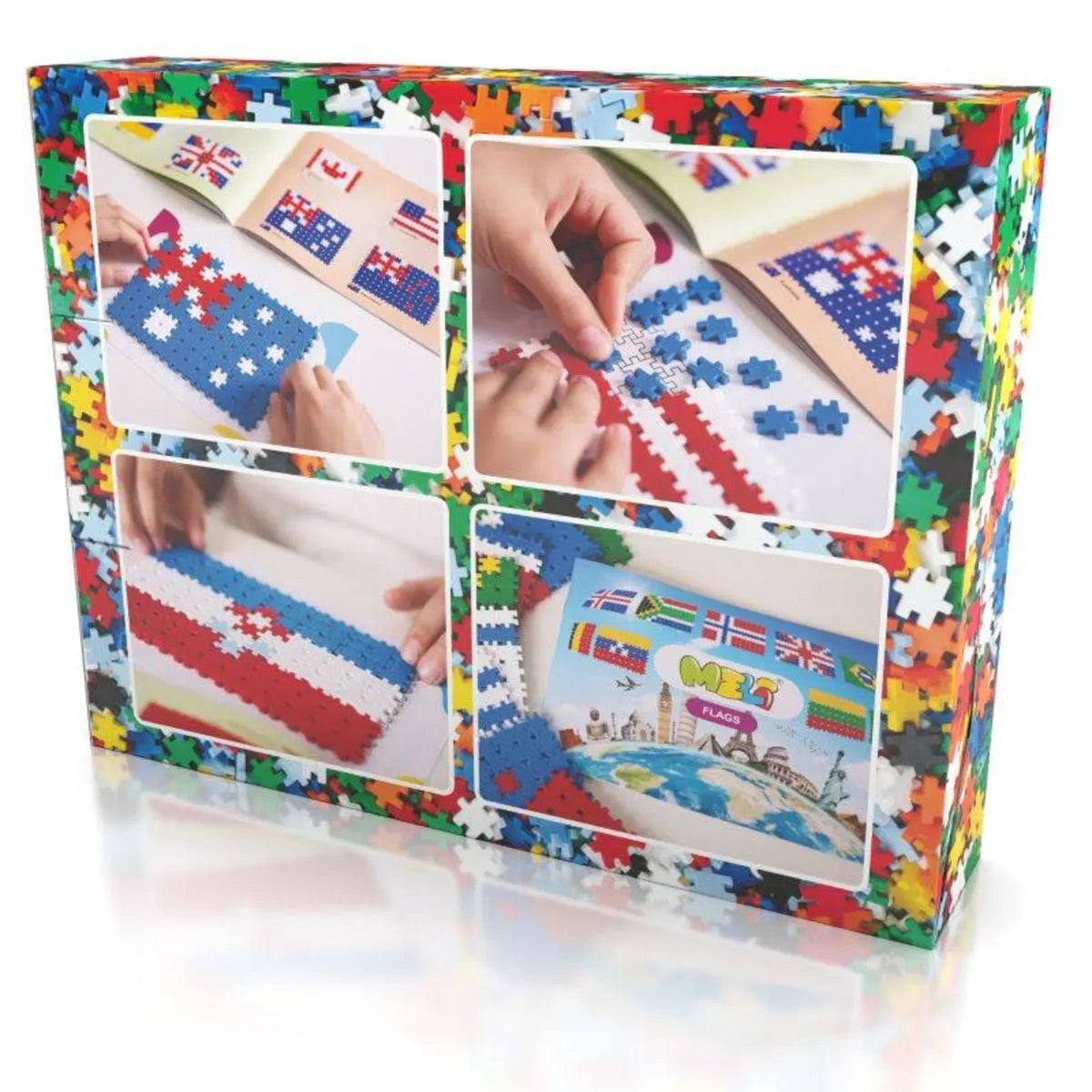 Klocki Minis Flags 3w1 700 el. Nauka flag, od 3 lat
