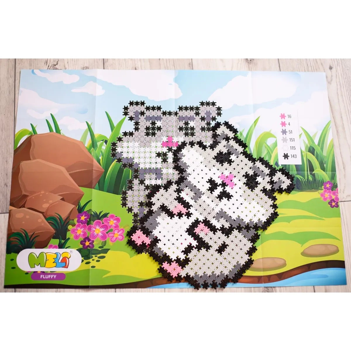 Układanka Klocki Minis Fluffy 2w1 500 el., od 4 lat