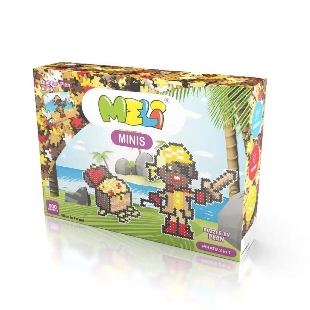 Klocki Minis Pirate 2w1 500 el., od 3 lat