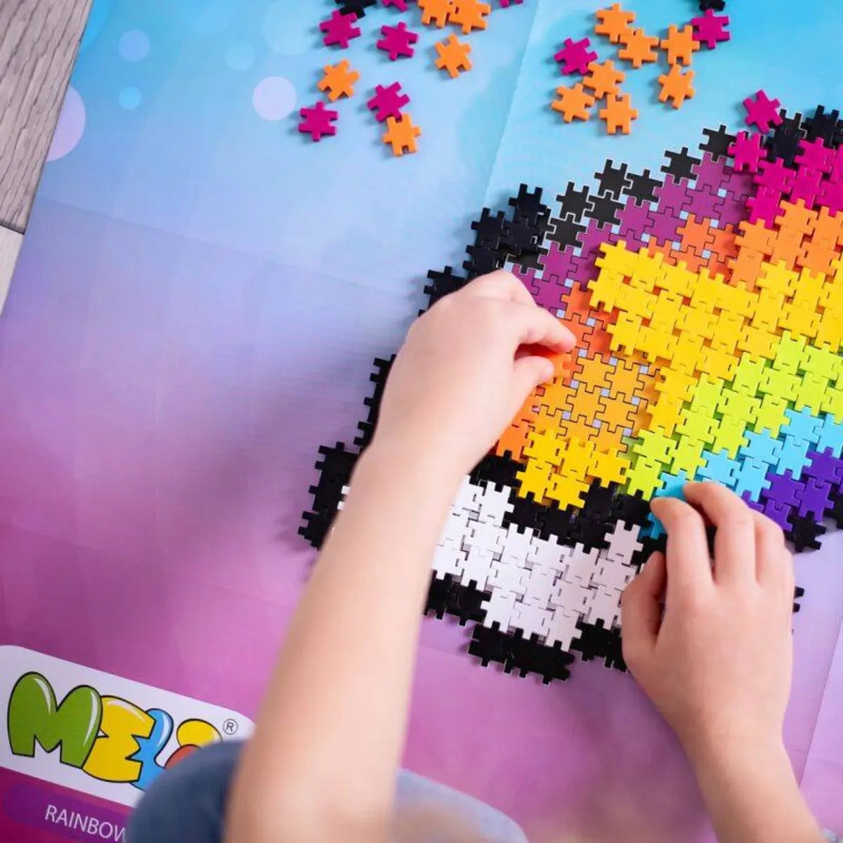 Klocki Minis Rainbow 2w1 500 el. Mozaika, od 3 lat