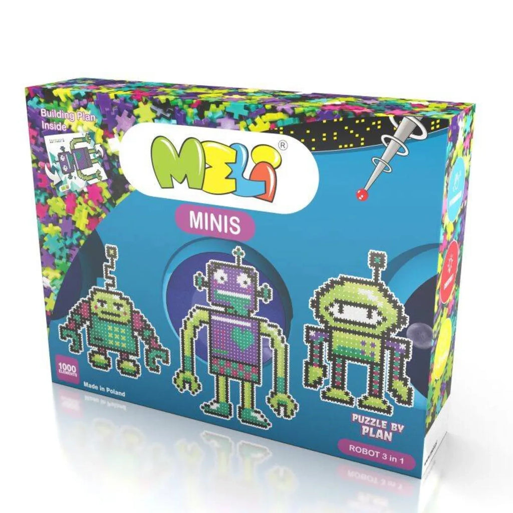 Klocki Minis Robot 3w1 Konstrukcyjne 1000 el., od 4 lat