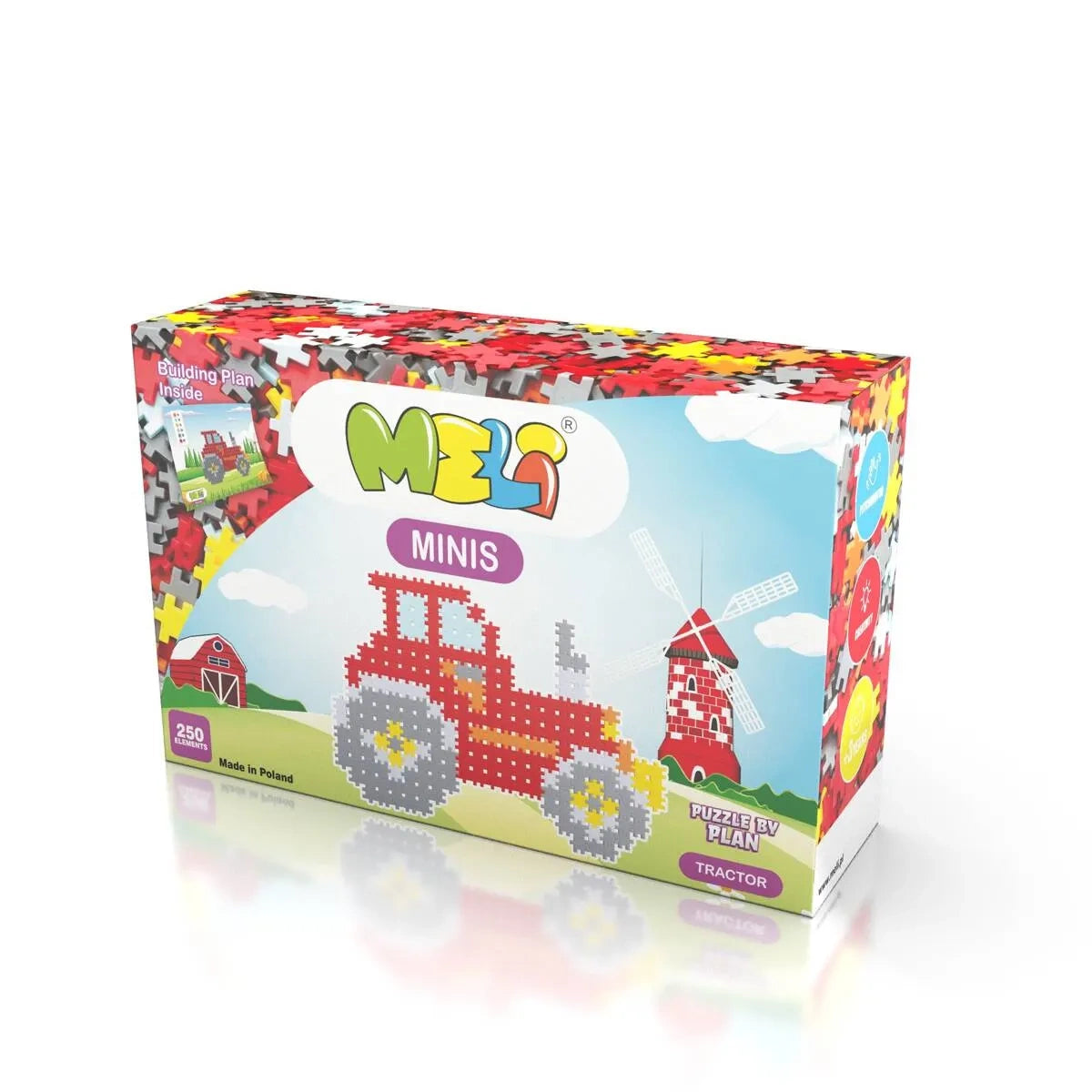 Klocki Minis Tractor 250 el., od 4 lat