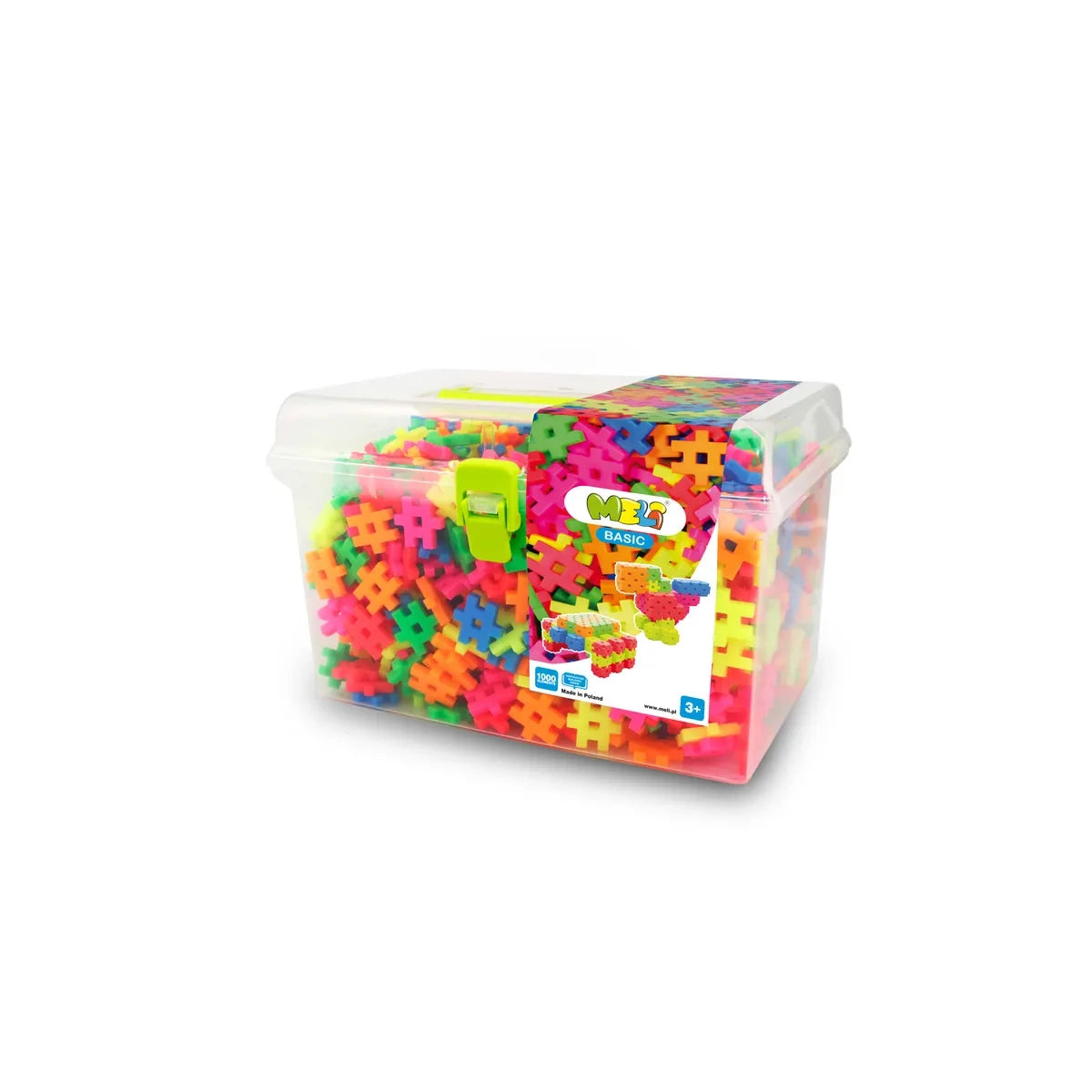 Klocki Neon Basic Travel Box 1000 el., od 3 lat