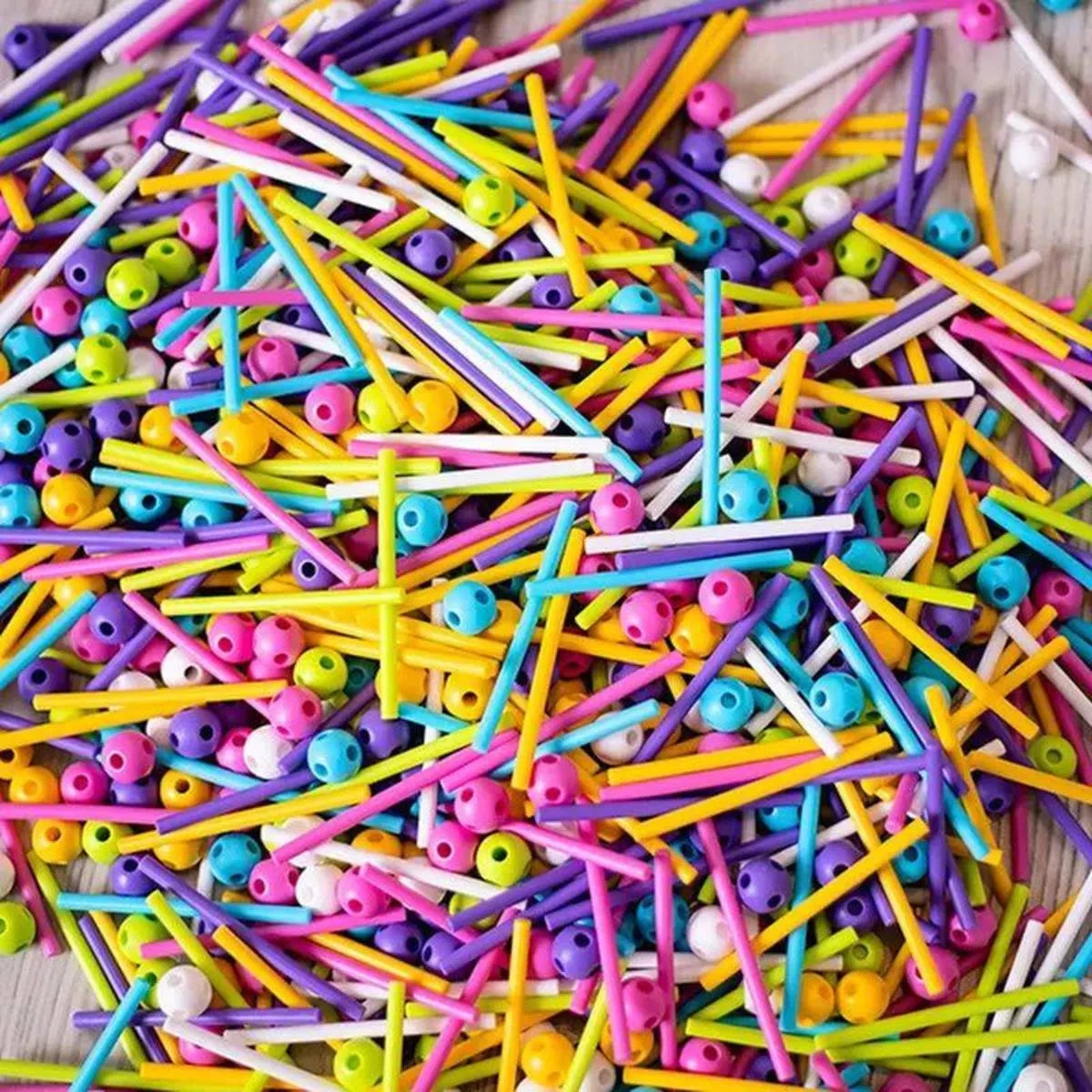 Klocki Stik Pink 600 el. Konstrukcyjne patyczki, od 3 lat