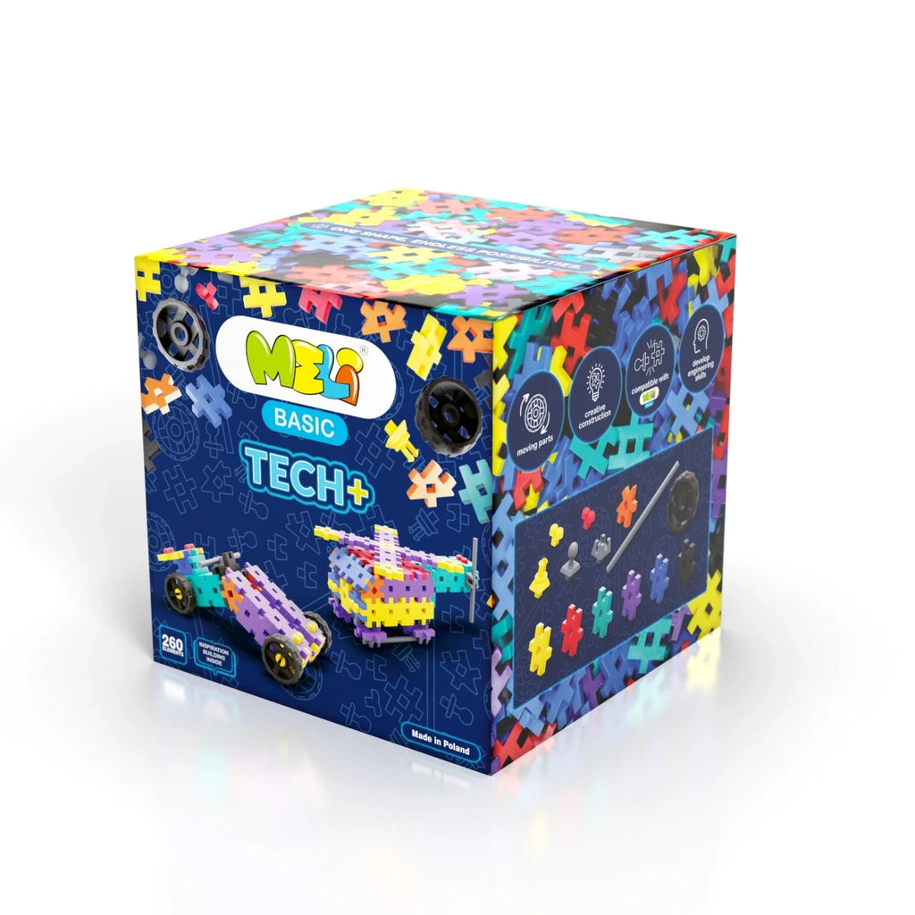 Klocki Tech+ 260 el. konstrukcyjne, od 3 lat