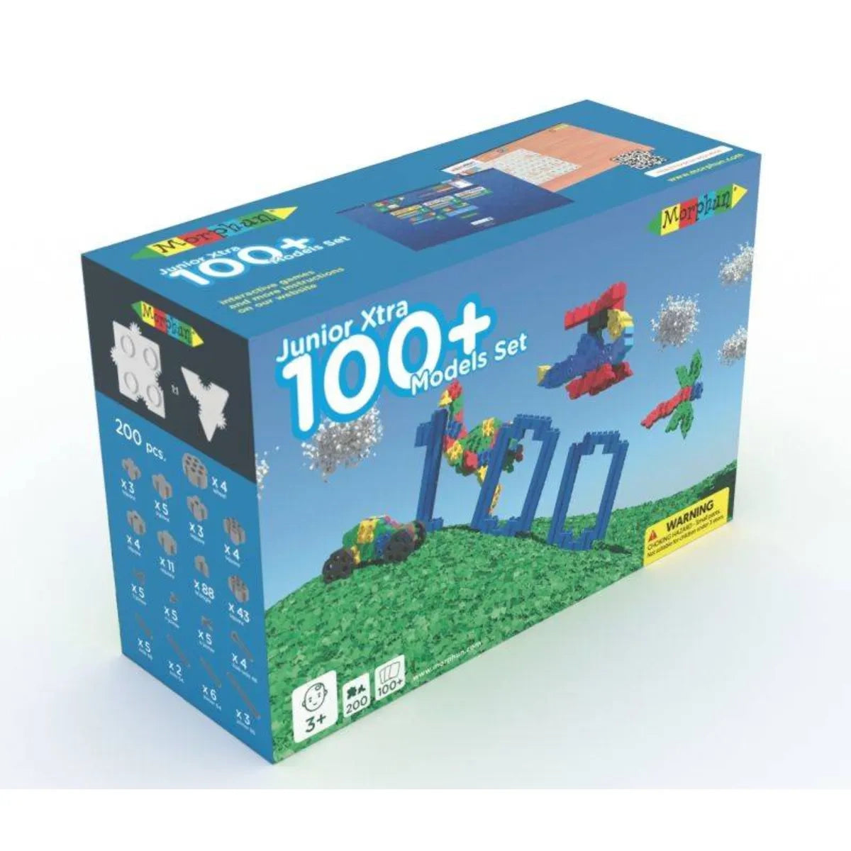Klocki 200 el. 100 modeli Junior, od 5 lat