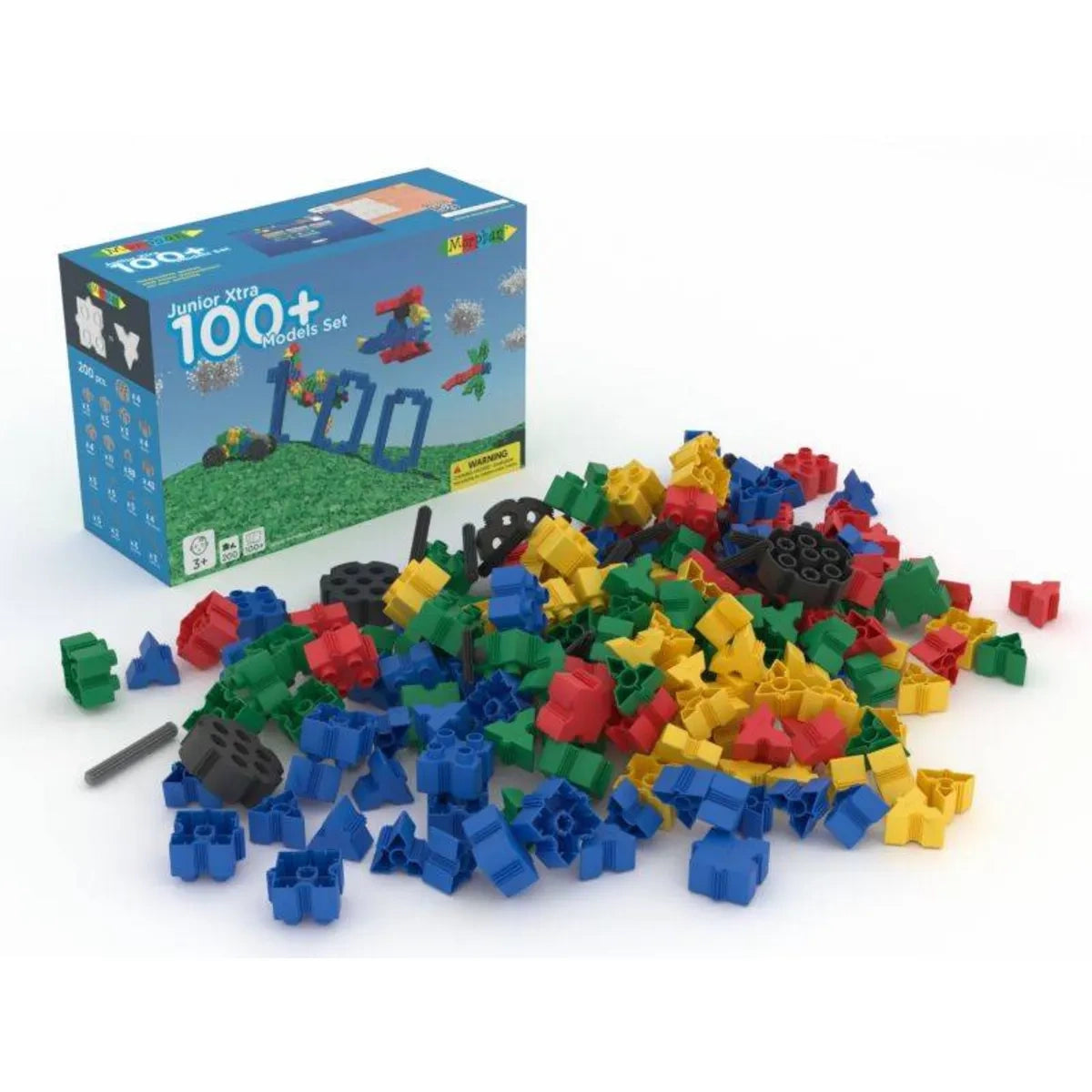 Klocki 200 el. 100 modeli Junior, od 5 lat