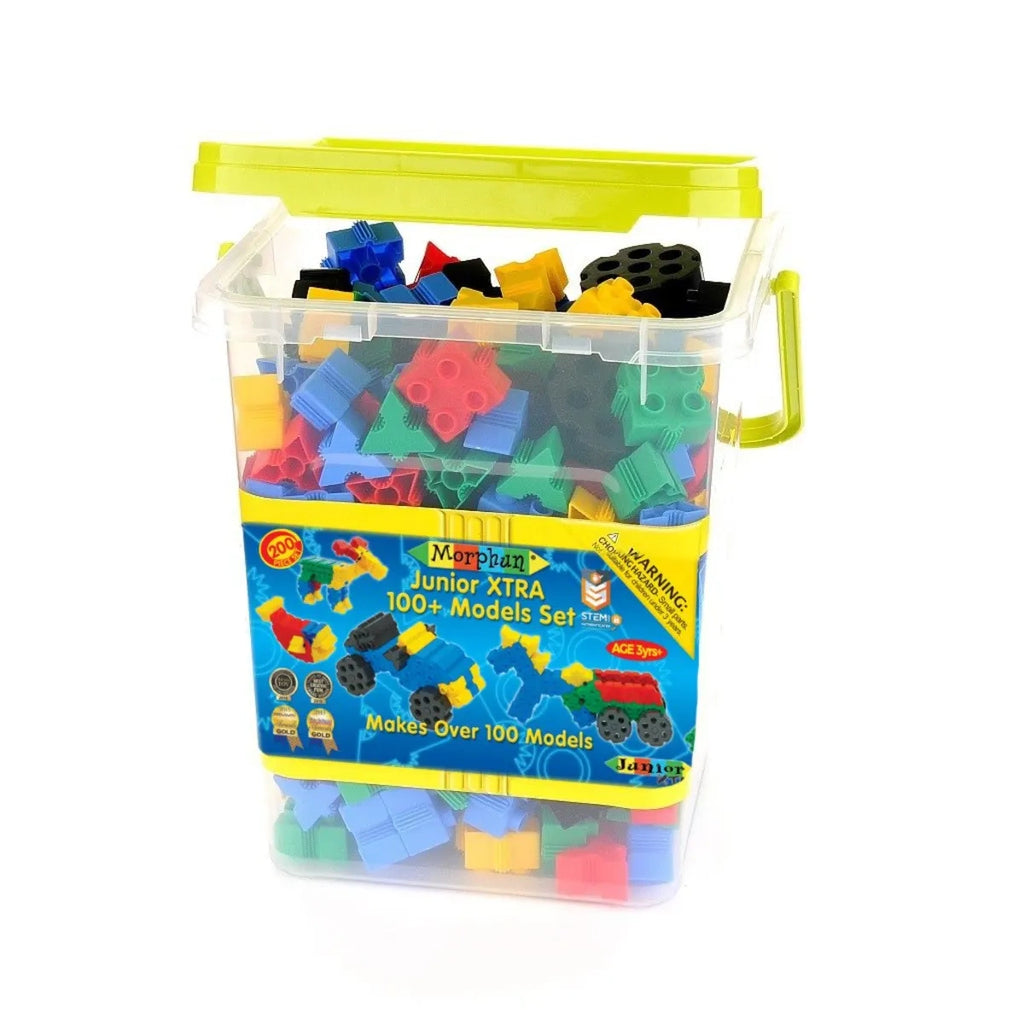 Klocki Junior Xtra 200 el. 100 modeli, od 5 lat