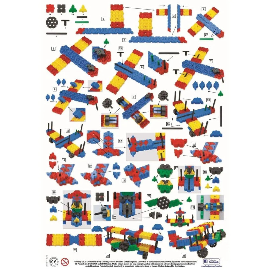 Klocki Junior Xtra 200 el. 100 modeli, od 5 lat