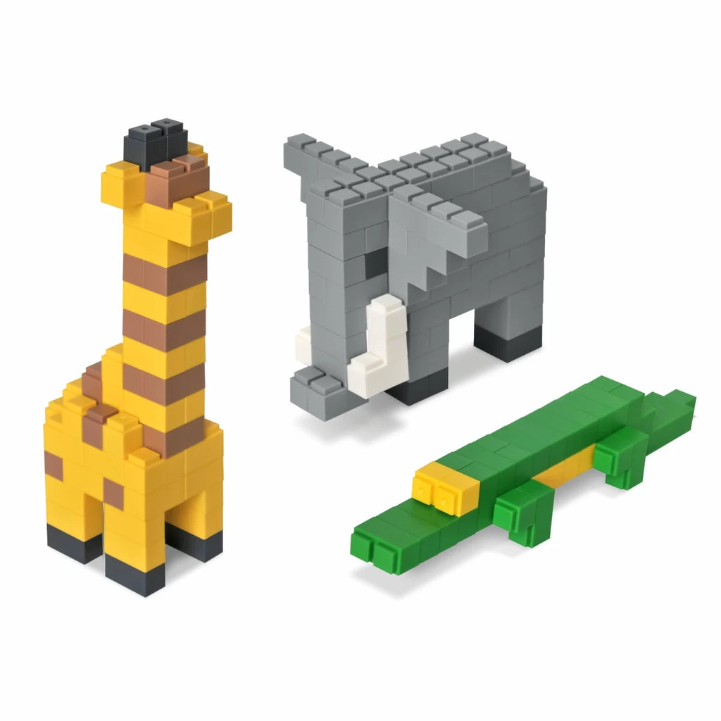 Klocki konstrukcyjne Bricks Zoo 190 el., od 3 lat