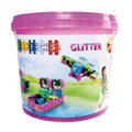 Klocki Clics Wiaderko 8w1 Glitter brokatowe 175 el., od 4 lat