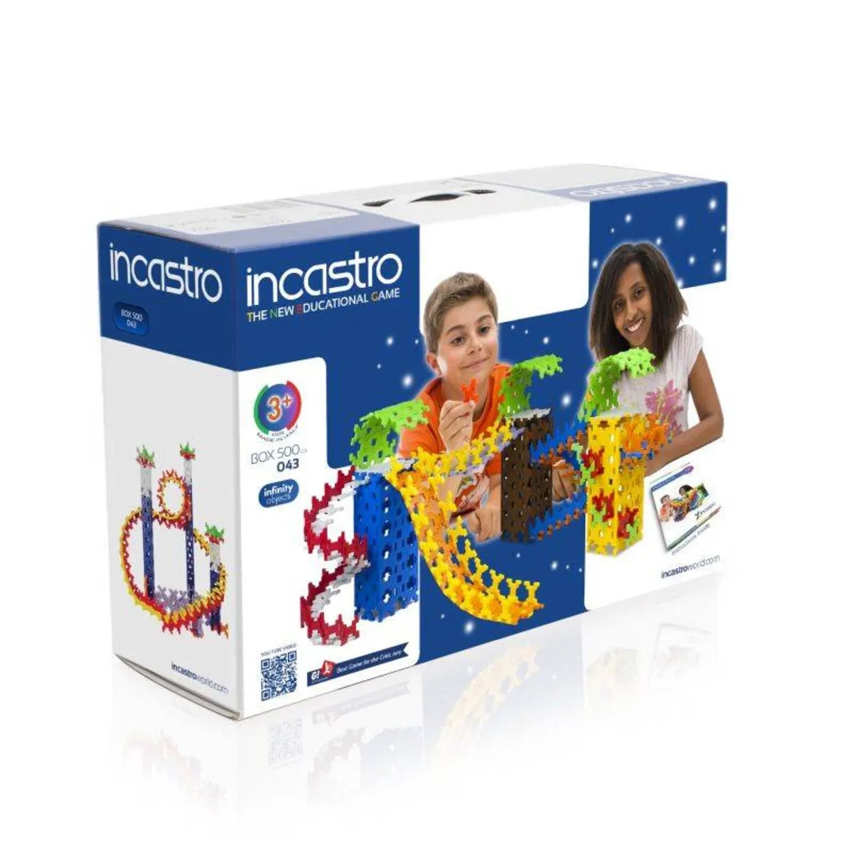 Klocki konstrukcyjne Box 500 el., od 4 lat