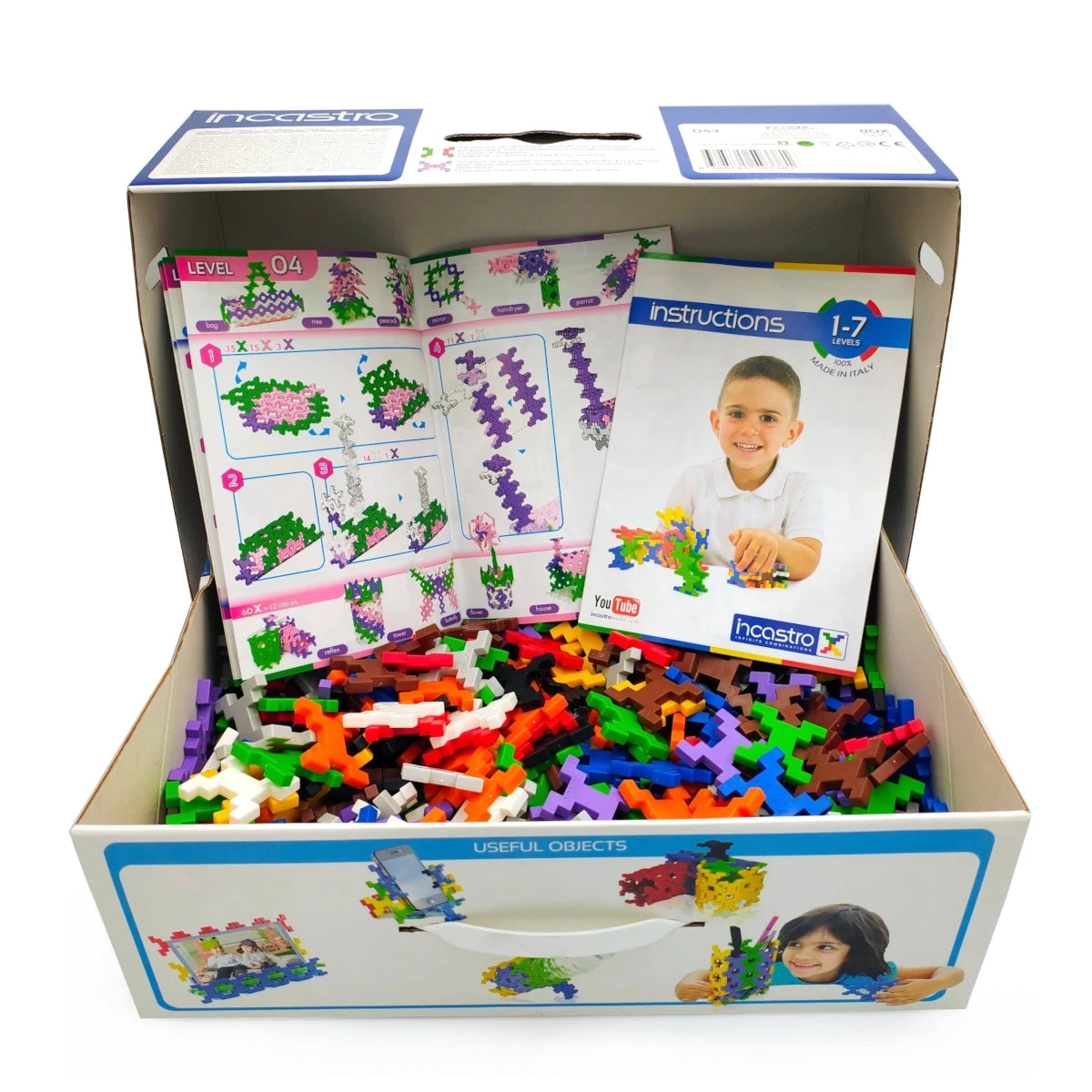 Klocki konstrukcyjne Box 500 el., od 4 lat