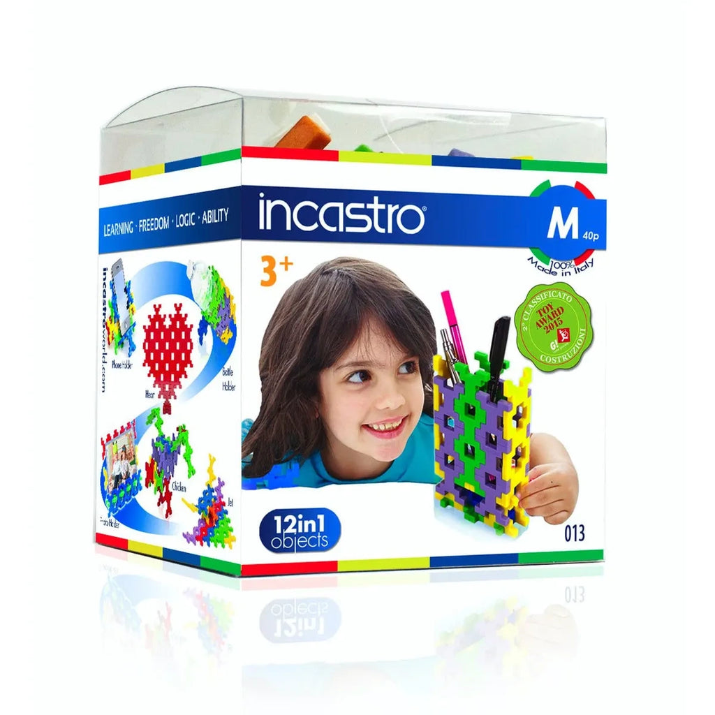 Klocki konstrukcyjne Cube M 40 el., od 4 lat