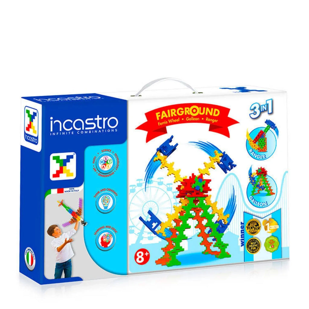 Klocki konstrukcyjne Fairground 150 el. 3w1, od 4 lat