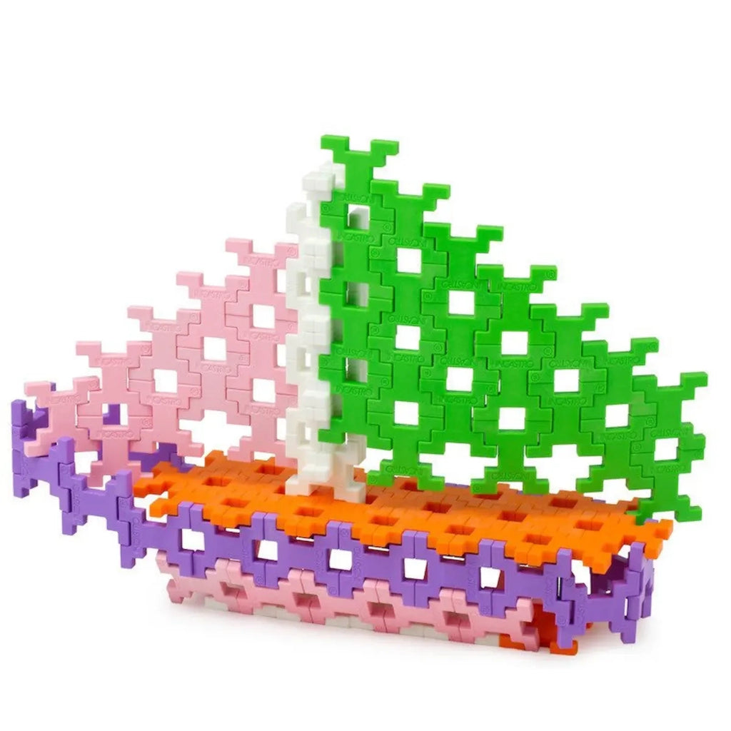 Klocki konstrukcyjne Midi Pink 60 el. pastelowe, od 4 lat