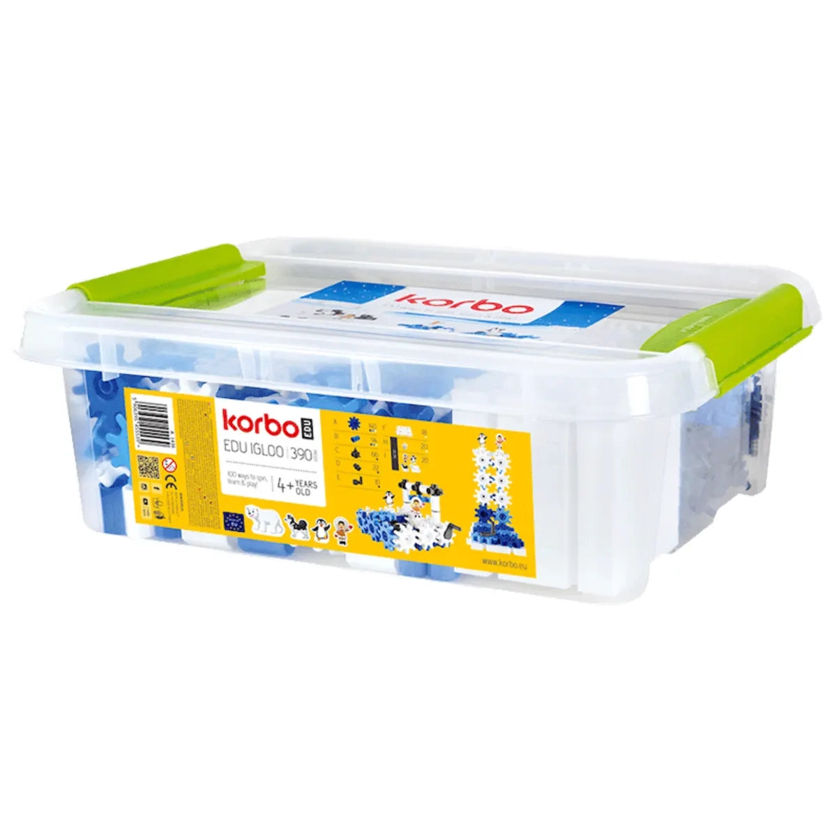 Klocki konstrukcyjne Edu Igloo 390 el. Arktyka, od 4 lat