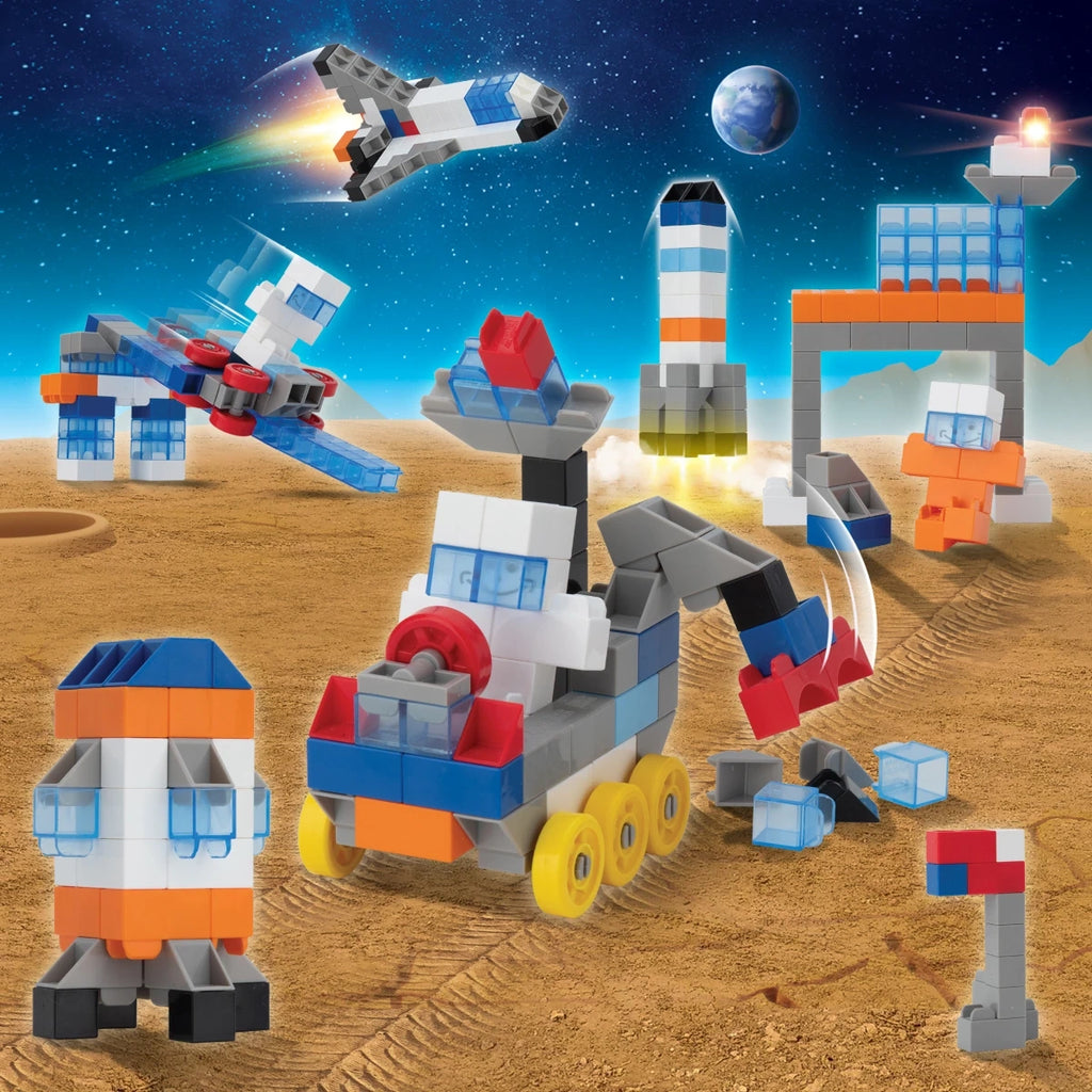 Klocki konstrukcyjne Space 383 el., od 4 lat