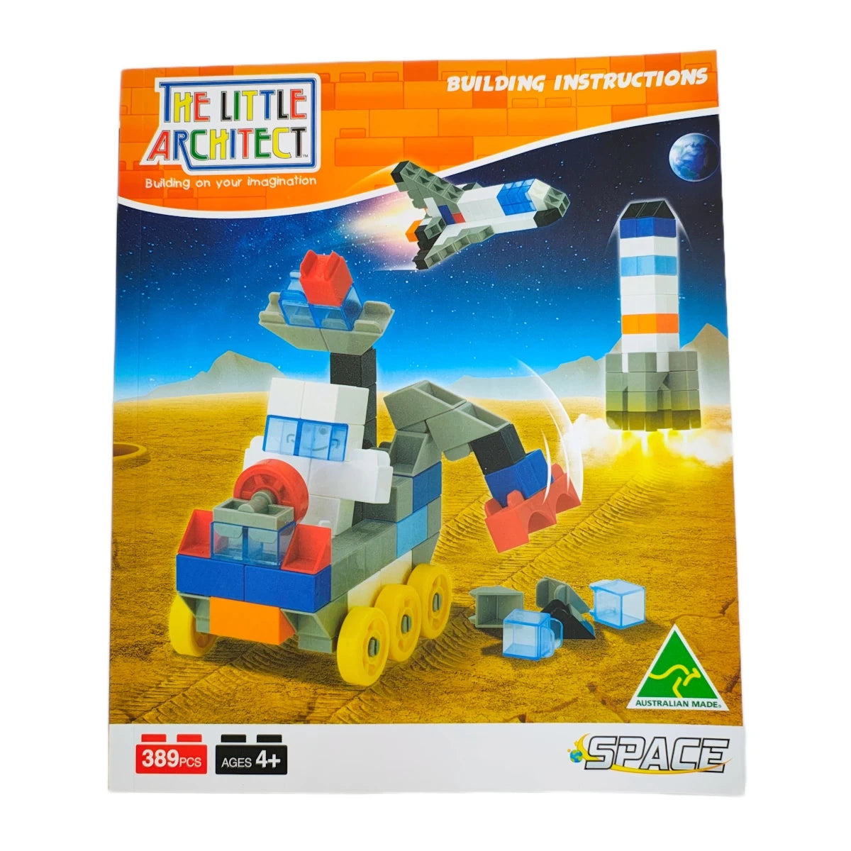 Klocki konstrukcyjne Space 383 el., od 4 lat