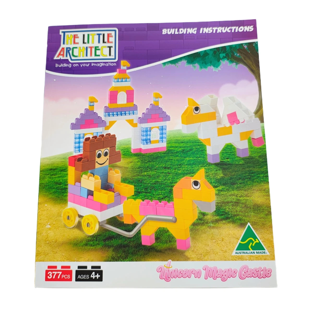 Klocki konstrukcyjne Unicorn 370 el., od 4 lat