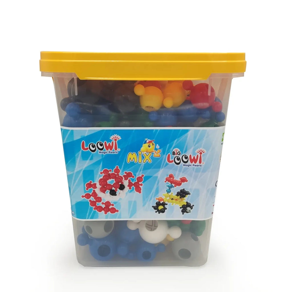 Klocki konstrukcyjne Big mix 200 el., od 3 lat