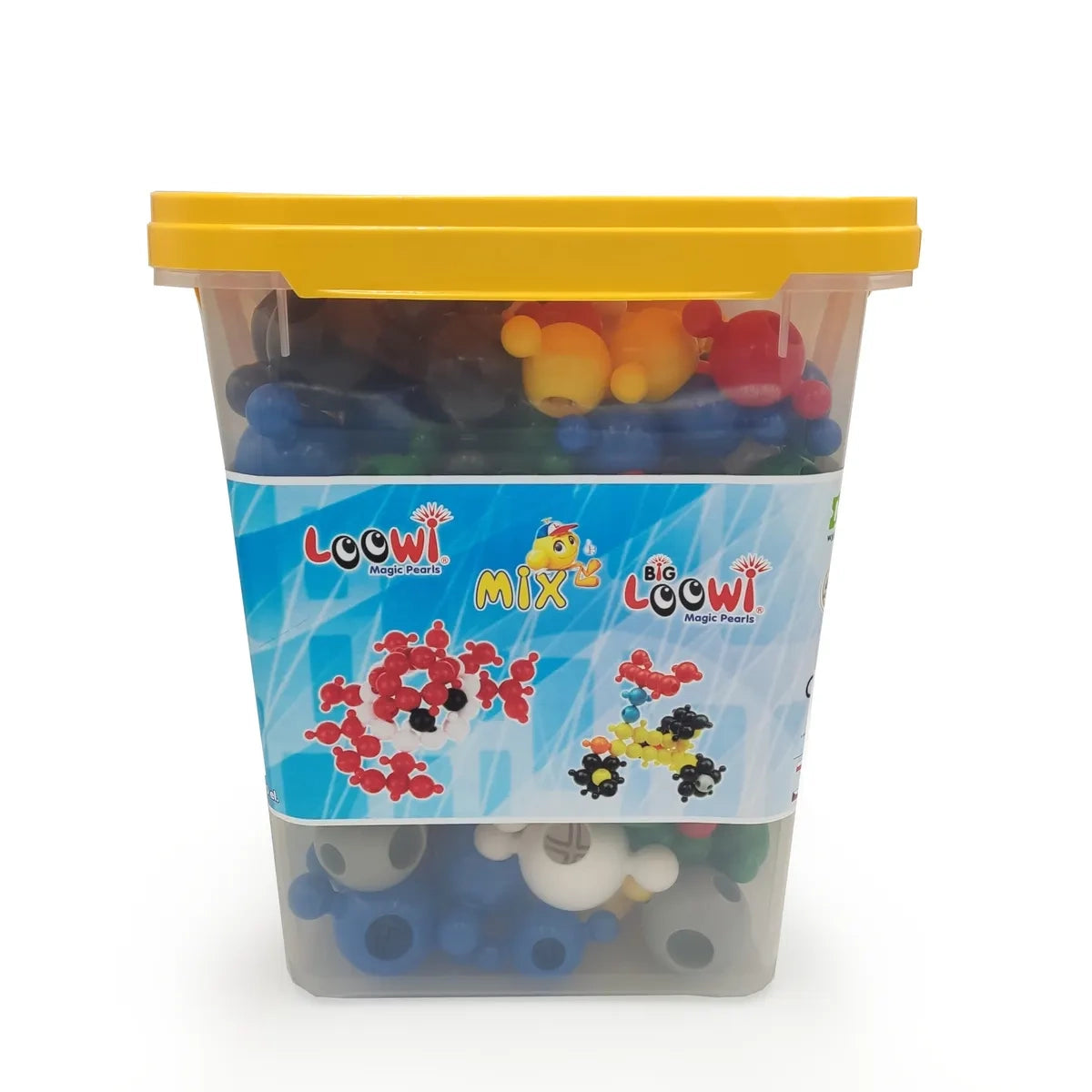 Klocki konstrukcyjne Big mix 200 el., od 3 lat