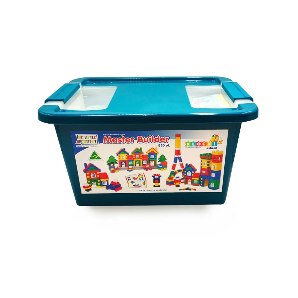 Klocki konstrukcyjne Master Builder 950 el., od 4 lat