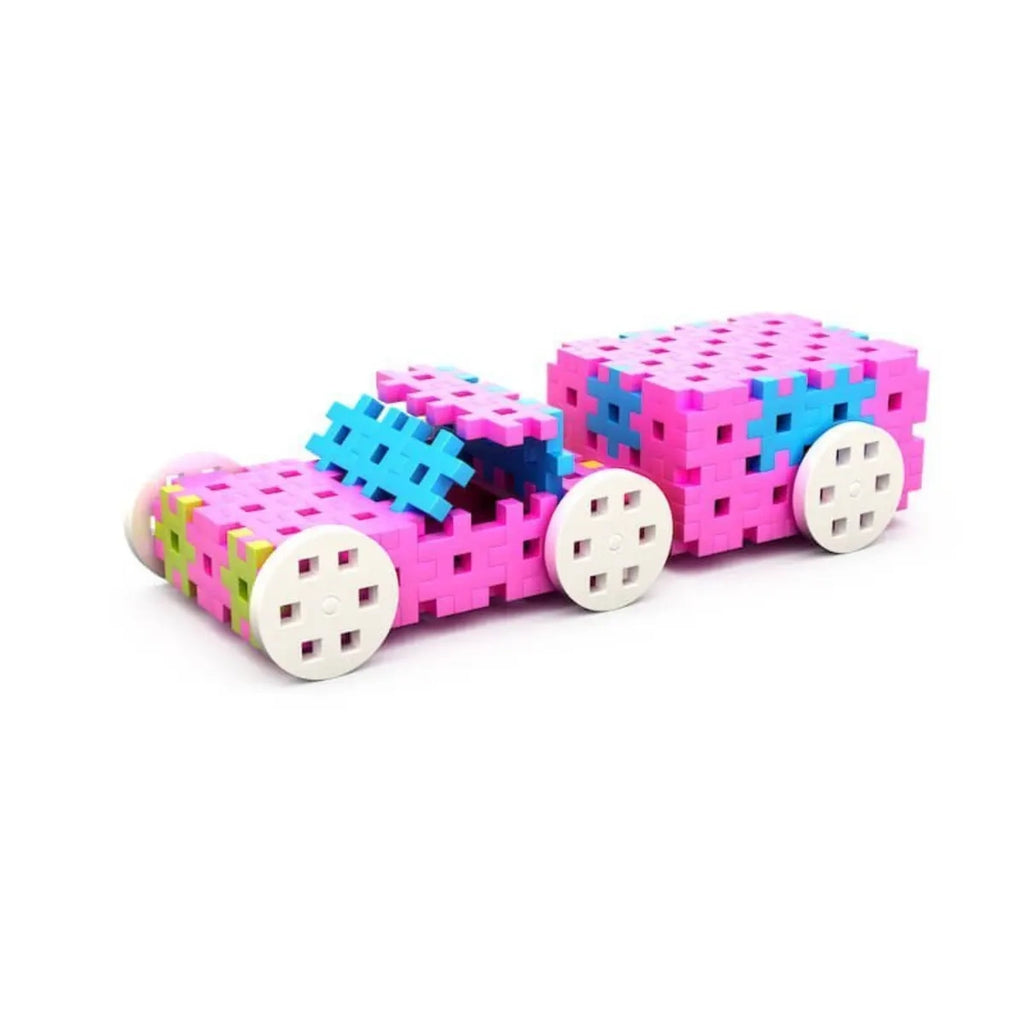 Klocki konstrukcyjne Basic Constructor Pink 500 el., od 3 lat