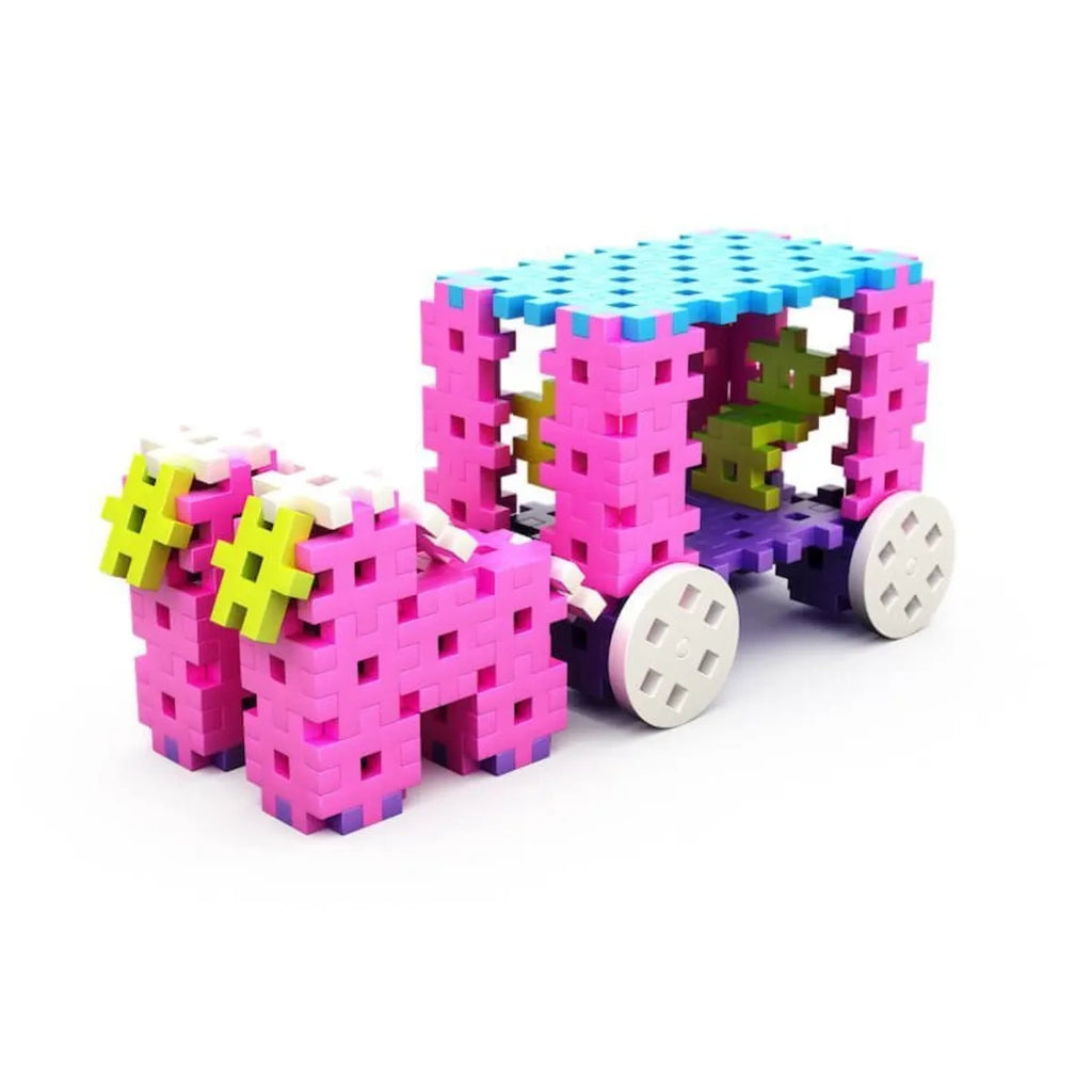 Klocki konstrukcyjne Constructor Pink 600 el., od 4 lat