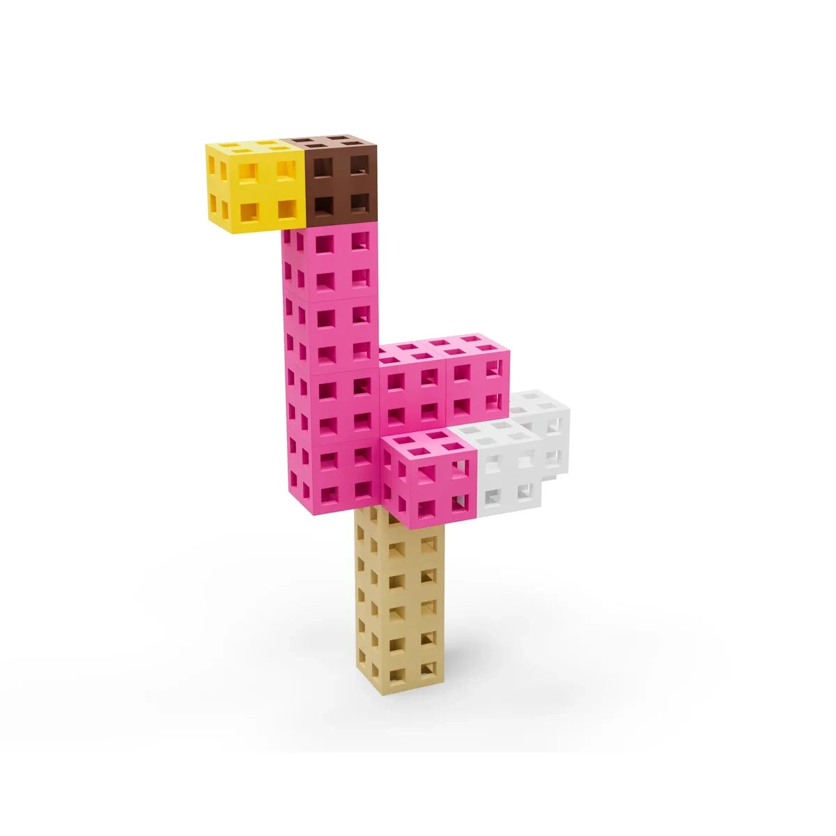 Klocki konstrukcyjne Cube Pink 50 el., od 3 lat