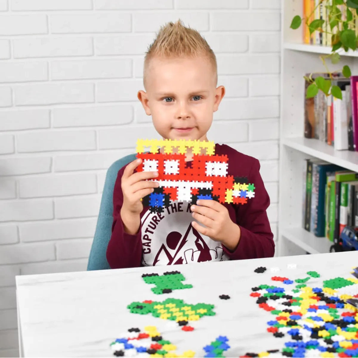 Klocki konstrukcyjne Minis Edu 1400 el. Mozaika, od 3 lat