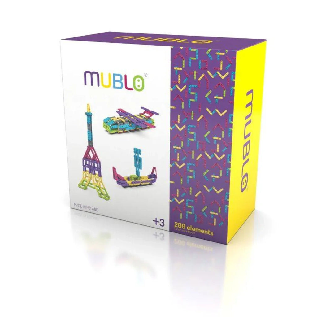 Klocki konstrukcyjne Mublo 200 el., od 3 lat