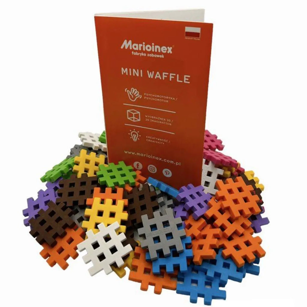 Klocki konstrukcyjne Mini Waffle Wafle 500 el. dla 4-latka, od 4 lat