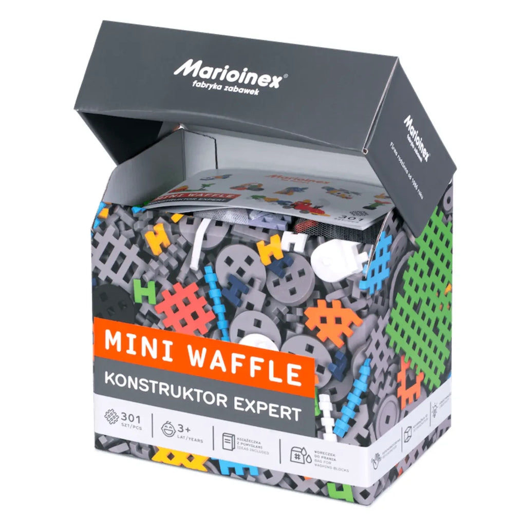 Klocki edukacyjne Mini Waffle Konstruktor Expert 301 el. dla, od 4 lat