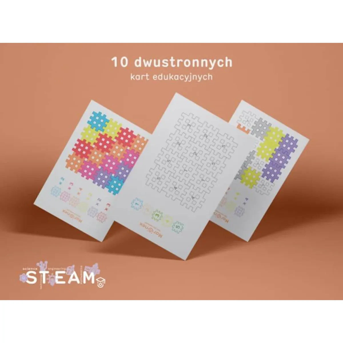 Klocki konstrukcyjne Mini Waffle Pastel 300 el. dla 4-latka, od 4 lat