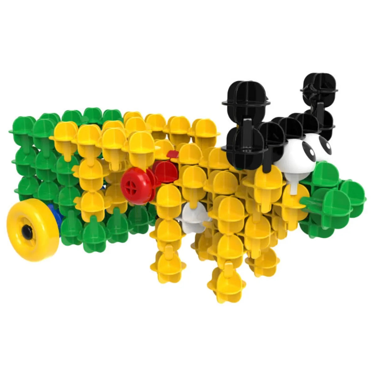 Klocki konstrukcyjne Yellow Box 158 el., od 3 lat