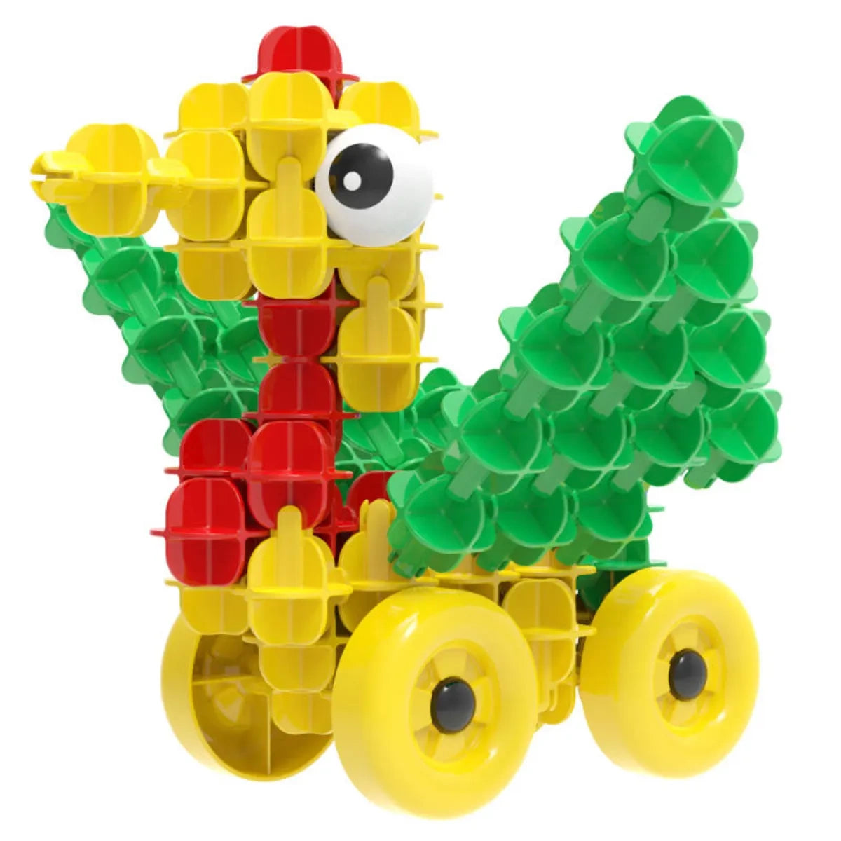 Klocki konstrukcyjne Yellow Box 158 el., od 3 lat