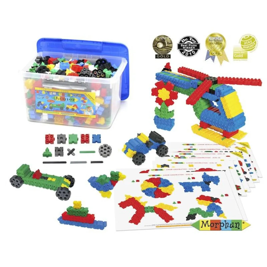 Klocki konstrukcyjne Junior 500 el., od 4 lat