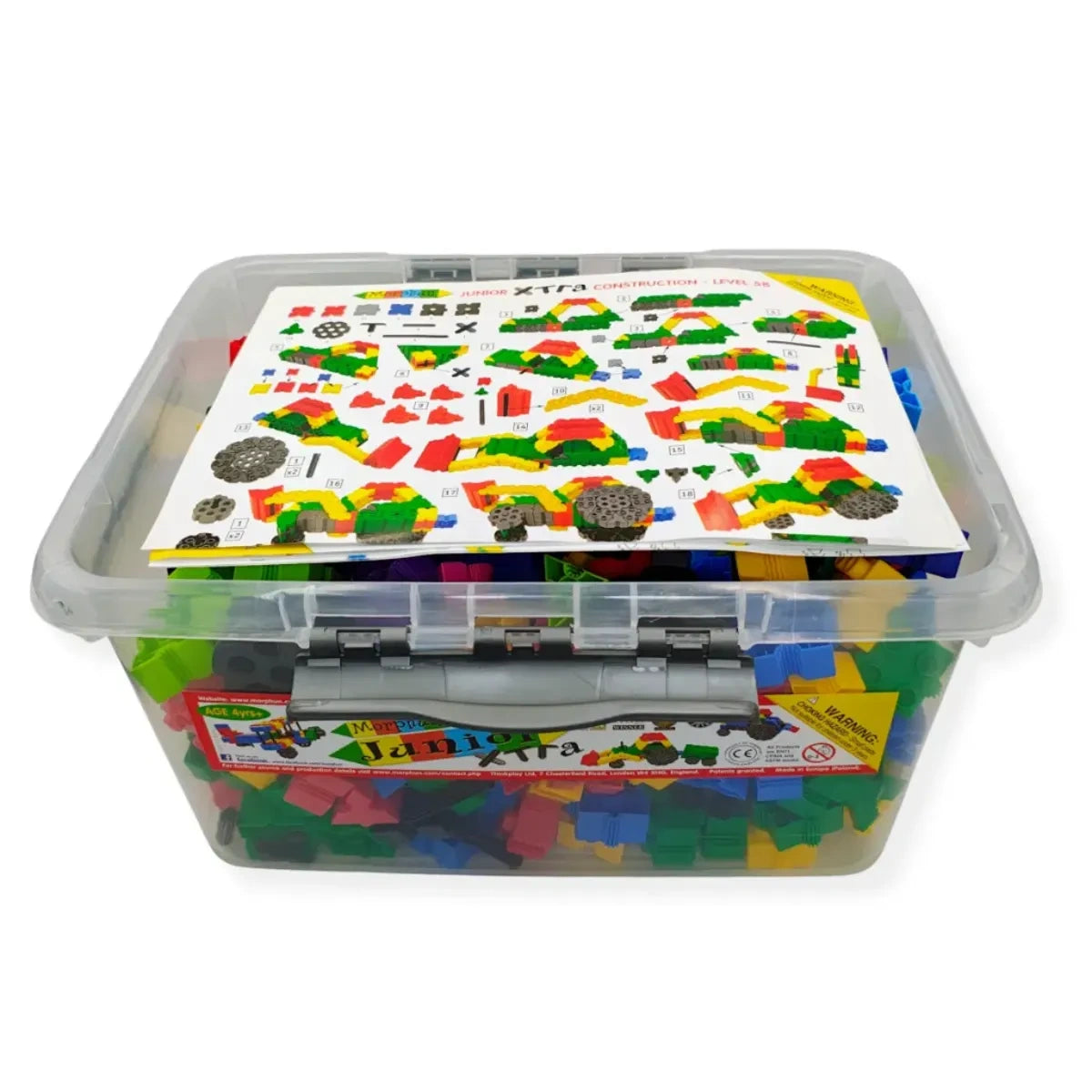 Klocki konstrukcyjne Junior Xtra 600 el., od 4 lat